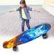 Скейт Пенни борд Best Board 24, колеса PU Сияющие Огонь и Лед/HA-713 13k03p010v8 фото 1