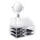 Акриловый органайзер для косметики Cosmetic Storage Box с Зеркалом 07k04p052 фото 4
