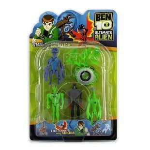Детский игровой набор G01970/0803-11 BEN10 4 фигурки: Кристал + Желе, рототипы 5 серии и часы (NI) 03k26p011 фото