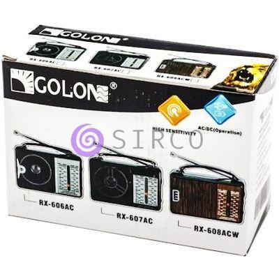 FM-радіоакумуляторна акустична система Golon RX-606AC (211) 11k03p143 фото