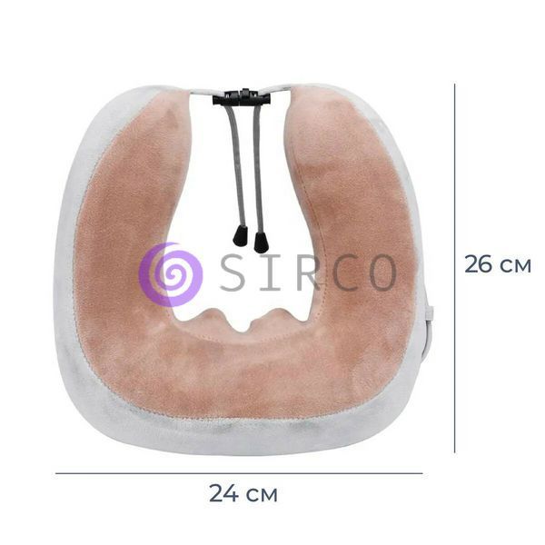 Массажная подушка для шеи с вибромассажем U-shaped Massage Pillow 3 функции 06k03p024v2 фото