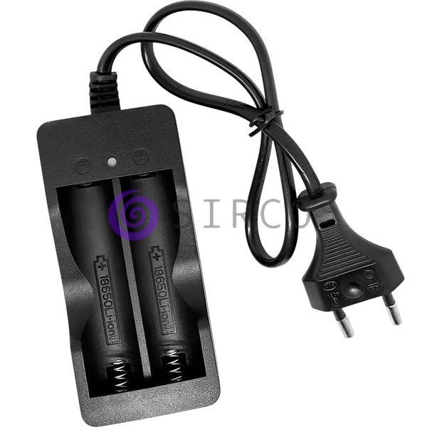 Универсальное высокоэффективное зарядное устройство с кабелем для 2 аккумуляторов 18650 3,7v (YAB) 11k12p242 фото