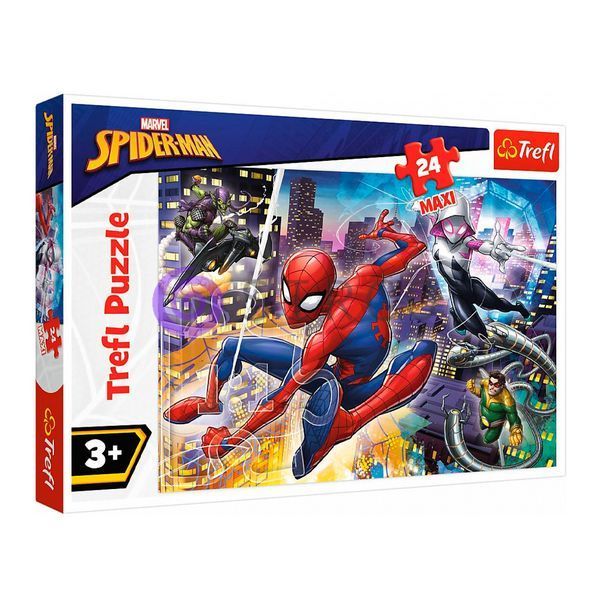 Великі пазли для малюків - (24 елм. MAXI) - "Людина Павук" 14289/Trefl (SB) 03k19p083 фото