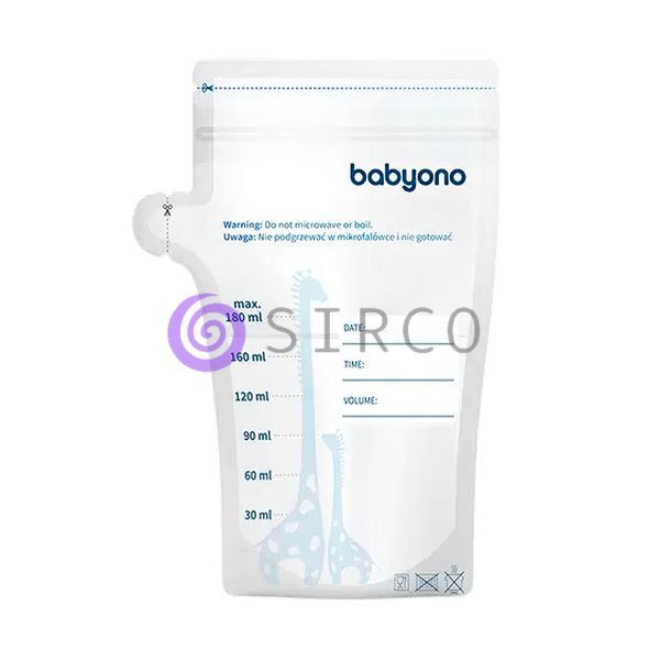Пакеты для хранения грудного молока 180 мл. (30 шт)/"BabyOno"/1084/SB 03k17p448 фото
