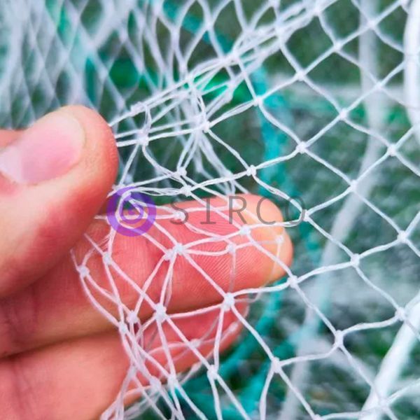 Розкладна раколовка гармошка кордова сітка 9,5 м 16 входів 20х30 см осередок 20 мм Білий/Чорний 02k04p425 фото