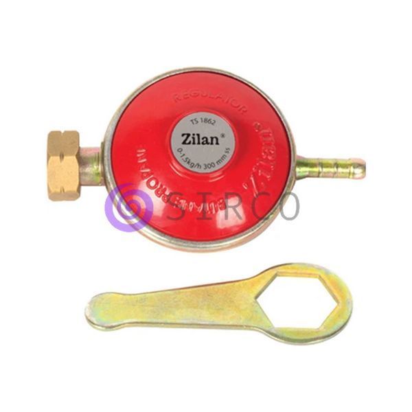 Шланг + редуктор для подключения плиты к баллону ZILAN Z90/Комплект газового подключения/Газовый комплект 14k01p088 фото
