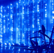 Новогодняя гирлянда Xmas Водопад 240 Led диодов (на коробке 400) 2*2м Синий 12k01p064v1 фото 1
