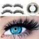 Магнитные ресницы, Magnet Lashes Professional Eye Lash 3 магнита, 3D эфект круглый футляр (212) 07k04p051 фото 1