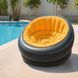 Надувное велюровое кресло для дома дачи и отдыха INTEX Empire 68582 112х109х69 см до 100 кг, Оранжевый (AT) 02k12p249v2 фото 6
