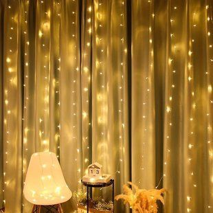 Новогодняя гирлянда Xmas Водопад 240 Led диодов (на коробке 400) 2*2м Теплый белый 12k01p064v2 фото