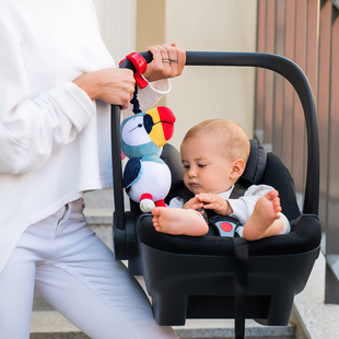 Детская мягкая развивающая подвесная игрушка со звуком "Тукан TITI" BabyOno (SB) 03k17p303 фото