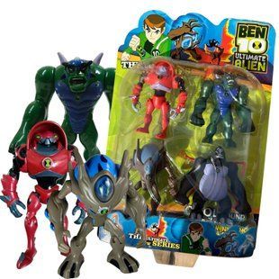 Уникальные игровые коллекционные фигурки для детей G01990/0805-1 светящиеся 4 шт. BEN10 5 серии (NI) 03k26p012 фото