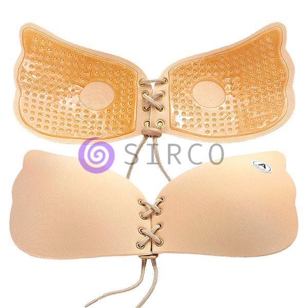Бюстгальтер-невидимка "Fly bra" з ефектом Push-Up (Бежевий, розмір D) 07k01p001v3 фото