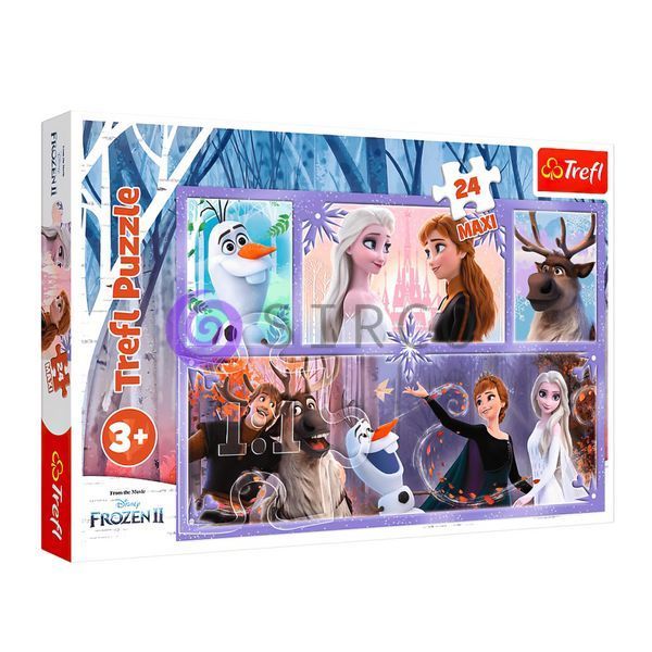 Великі пазли для малюків - (24 елм. MAXI) - "Дісней: Крижане серце 2" 14345/Trefl (SB) 03k19p084 фото