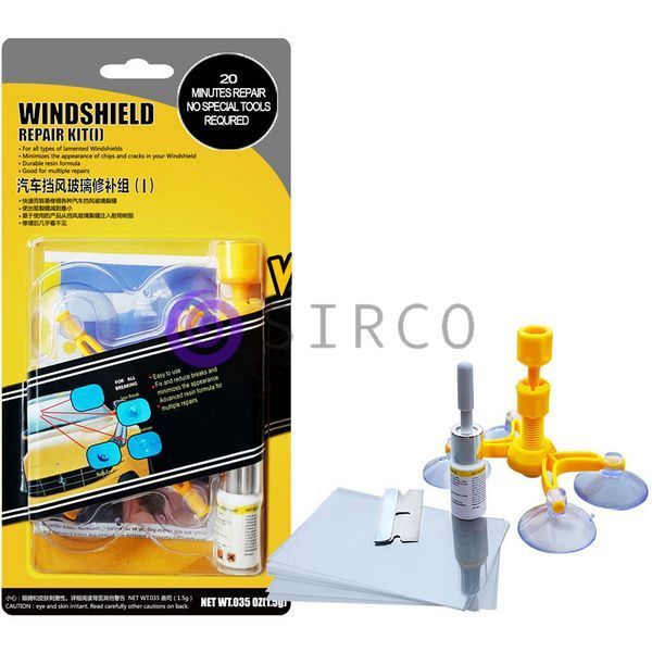 Комплект для ремонта сколов лобового стекла Windshield Repair Kit (509) 04k02p028 фото