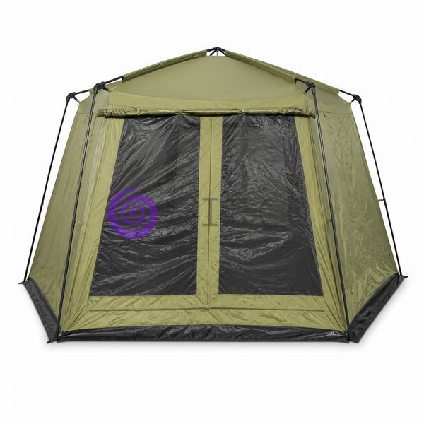 Палатка-шатер LANYU LY-1629 для кемпінгу та дачі 430&times;430&times;230 см Oxford 190T PU з москітною сіткою, Хакі (5650) 02k08p033v1 фото