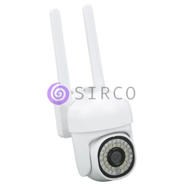 Поворотна вулична WiFi камера відеоспостереження V380 Pro 4MP IP66, 360&deg;, нічне бачення, мікрофон, динамік (YAB) 11k05p018 фото
