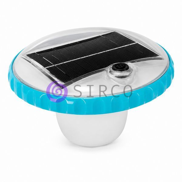 Плаваюча LED лампа для басейну на сонячній батареї Intex 28695 5 кольорів підсвічування, 17 см (LM) 02k12p362 фото