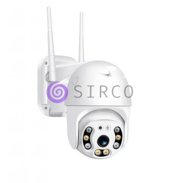 Поворотна вулична WiFi камера відеоспостереження V380 Pro 4MP IP66, 360&deg;, нічне бачення, мікрофон, динамік (YAB) 11k05p018 фото