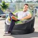 Надувне велюрове крісло для дому дачі та відпочинку INTEX Empire 68581 112х109х69 см до 100 кг, Зелений (AT) 02k12p249v1 фото 3