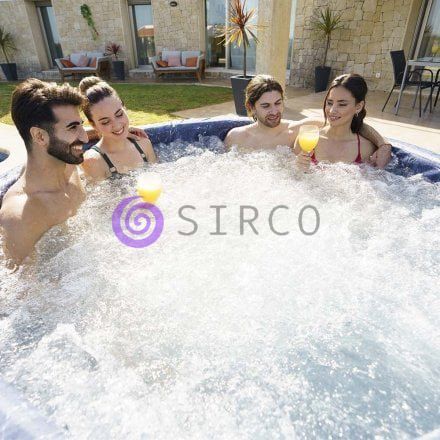 Басейн-джакузі - СПА на 7 місць зі вбудованими панелями Lay-Z-Spa Toronto Bestway 6001W, 190 х 70 см 1250 л 02k12p300v7 фото