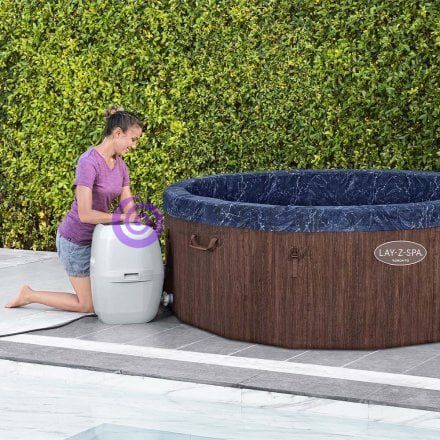 Басейн-джакузі - СПА на 7 місць зі вбудованими панелями Lay-Z-Spa Toronto Bestway 6001W, 190 х 70 см 1250 л 02k12p300v7 фото