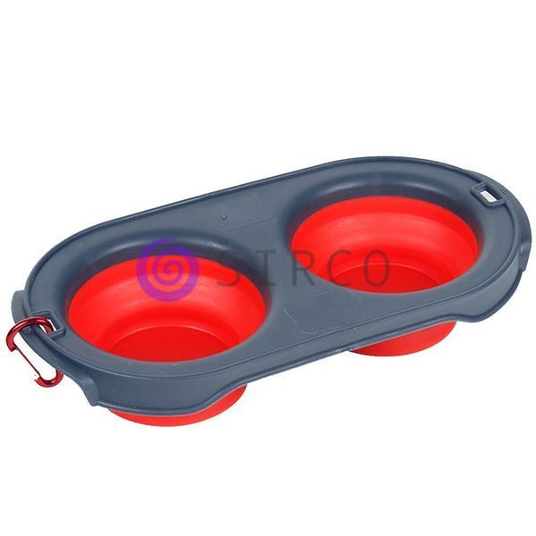Миска для кормления питомцев DEXAS Collapsible Pet Feeder Красная 05k05p027 фото