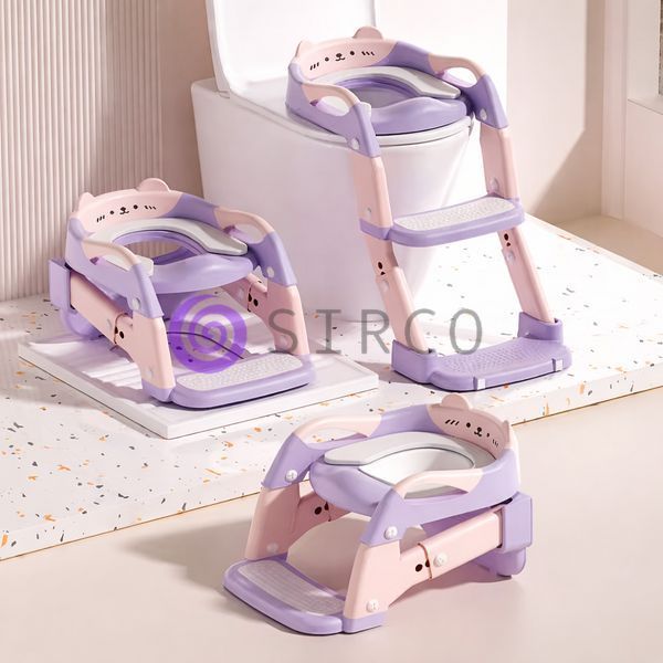 Горщик дитячий складний 3 в 1 з драбиною Portable Potty/Накладка на унітаз (626/VEN-1402-С45/2) 03k16p171 фото