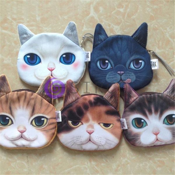 Крутий гаманець з принтом котик портмоне кіт вушка кошелечек Cat Ok Traum 07k04p050 фото