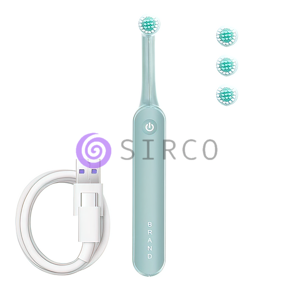 Электрическая зубная щетка USB зарядка с насадками Electric rotate toothbrush (509) 01k01p002v2 фото