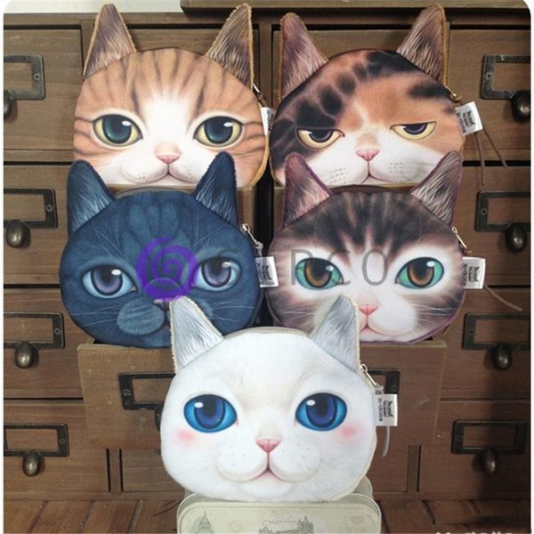 Крутий гаманець з принтом котик портмоне кіт вушка кошелечек Cat Ok Traum 07k04p050 фото