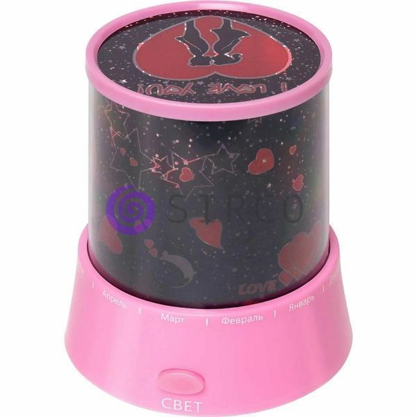 Нічник проектор зоряного неба з серцями I love you Star Lover 01k09p220 фото