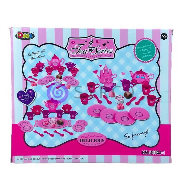 Детский набор игрушек кухонный набор для чаепития Kitchen Series Tea-Set CH-08 18 предметов (AHMD) 03k09p180 фото