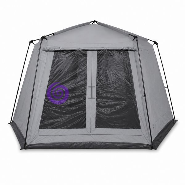 Палатка-шатер LANYU LY-1629 для кемпінгу та дачі 430&times;430&times;230 см Oxford 190T PU з москітною сіткою, Сірий (5650) 02k08p033v2 фото