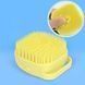 Силиконовая щетка для животных с резервуаром для шампуня&zwnj; silicone massage bath brush, Желтый 01k01p043v4 фото 5