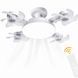 Стельова LED лампа з вентилятором AY1053 E27, пульт ДК, 4 вентилятори, 3 режими світла, біла (626/1569) 01k07p211 фото 4