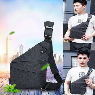 Чоловіча сумка Cross Body/Сумка Месенджер чорна/205 08k04p012v6 фото