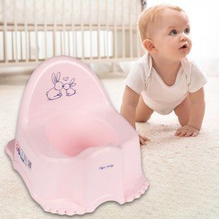 Горшок для малышей "ЕСО-Зайчики" (Светло-розовый) Tega Baby/KR-007-104/(SB) 03k20p030v2 фото