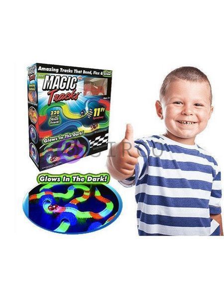 MAGIC TRACKS 220 ДЕТАЛЕЙ гнучка автомобільна гоночна траса МЕДЖІК ТРЕК 03k10p143 фото