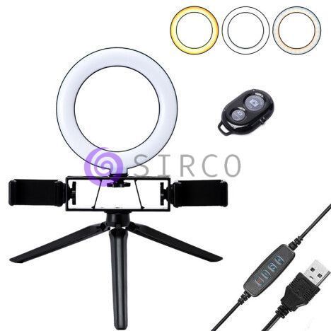 Кольцевая Лампа Multi-Position Fill Light Live Broadcasting кольцевая лампа с держателем для телефона с подсветкой с тремя режимами света (205) 11k11p022 фото