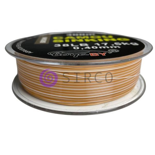 Нейлоновая леска для рибалки BoyaBY Camou Sinking 0,4mm 17,5kg 38LB 300m Бежевий 02k04p176v1 фото