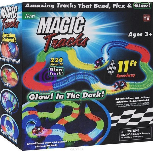 MAGIC TRACKS 220 ДЕТАЛЕЙ гнучка автомобільна гоночна траса МЕДЖІК ТРЕК 03k10p143 фото
