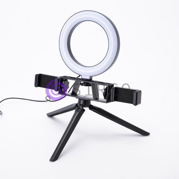 Кольцевая Лампа Multi-Position Fill Light Live Broadcasting кольцевая лампа с держателем для телефона с подсветкой с тремя режимами света (205) 11k11p022 фото