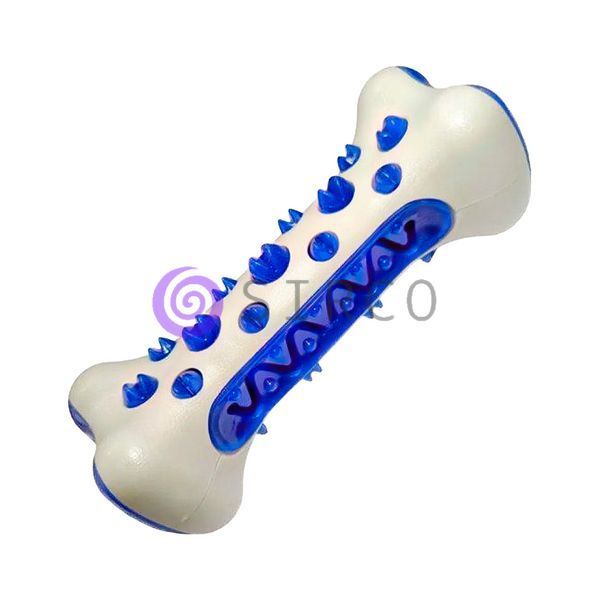 Гумова кісточка для чищення зубів собак Tooth Brush Dog Синя/205 05k03p006v1 фото