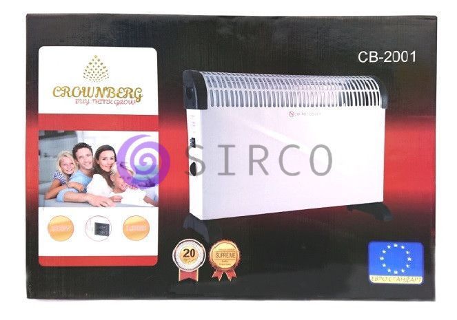 Конвекторный обогреватель Crownberg CB-2001 01k07p038 фото
