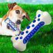 Гумова кісточка для чищення зубів собак Tooth Brush Dog Синя/205 05k03p006v1 фото 1
