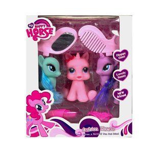 Детский набор игрушечные единороги My happy horse L-18 (AHMD) 03k09p190 фото