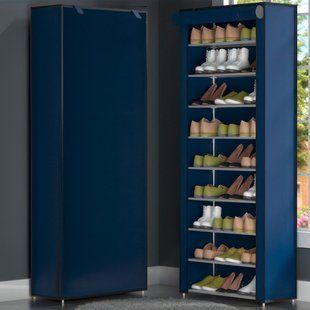 Тканевый шкаф Shoe Rack and Wardrobe HY8806-10 Синий (NM-4) 01k04p044v5 фото