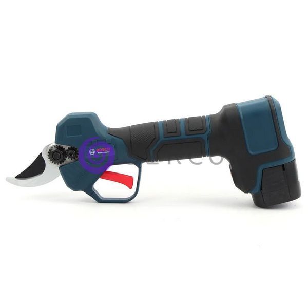 Мощный аккумуляторный секатор Bosch ProPruner (2 АКБ, 18V, 4Ah) тихая работа, в кейсе 09k08p008 фото