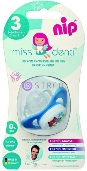 Пустушка "Miss Denti" силікон від 13-32місяців 1 шт Nip (31802) (TK) 03k17p140 фото